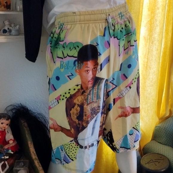 Fresh Prince of Belair Swim Trunks XL - Picture 5 of 7